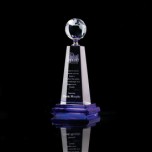 B9700 Global Vision - on Cobalt Glass Base